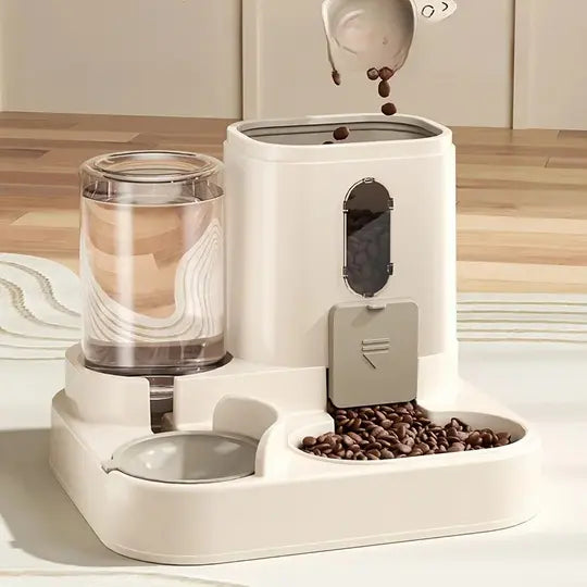 2 in 1 Dog and Cat Feeder with Water Dispenser korastore.com