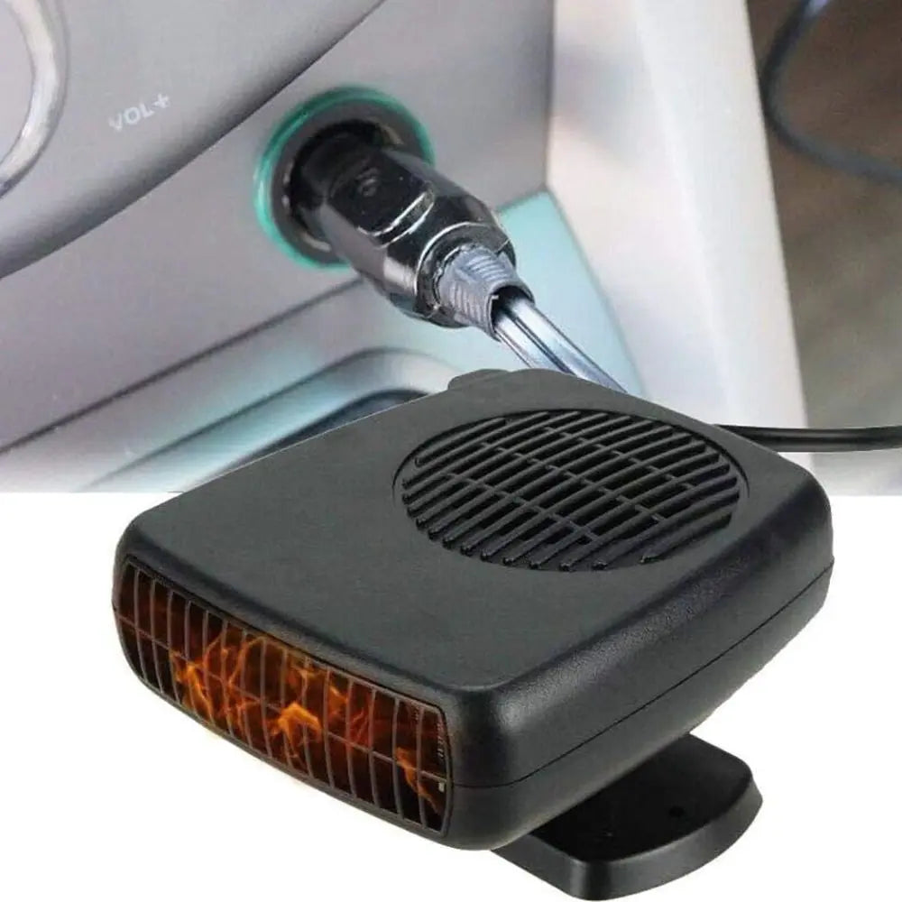 12V Car Heater with Ceramic Element and Fan, 150-300W Compact Dashboard Unit Kora Picks