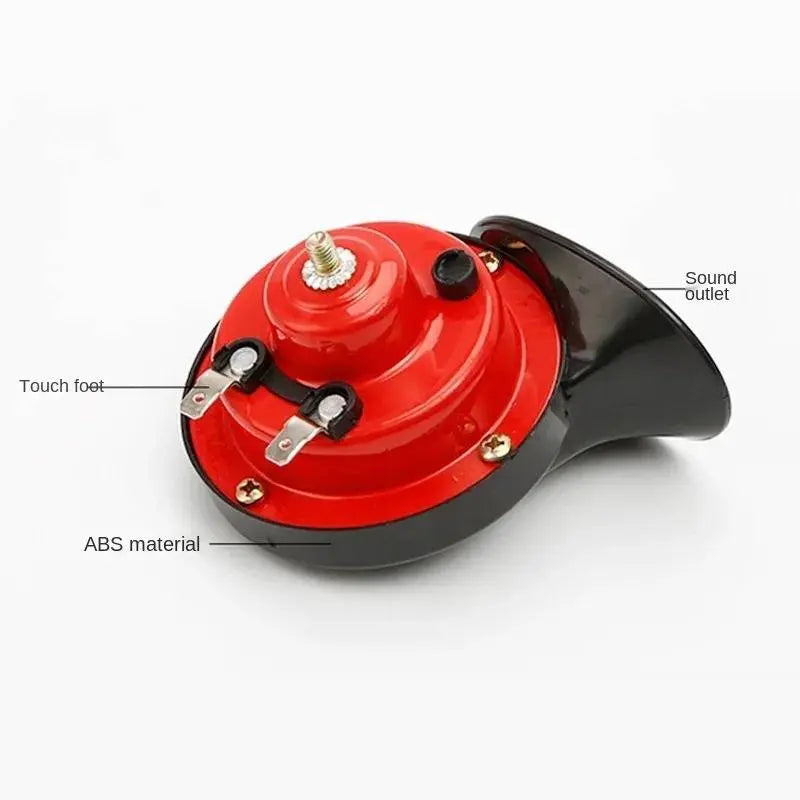 12V Dual-Tone Horn with Universal Mounting and Waterproof ABS Housing, Snail Style Kora Picks