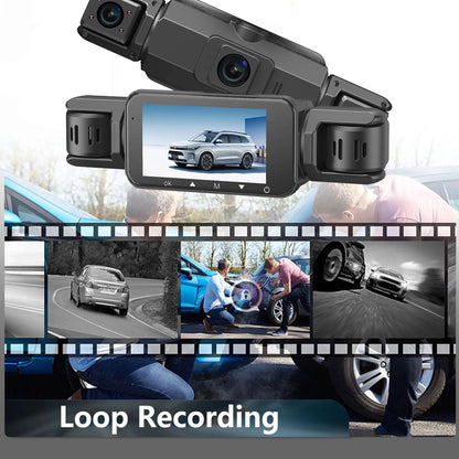 4-Channel Dash Cam with 1920P Front Camera and Night Vision, WiFi App, Parking Monitor Kora Picks