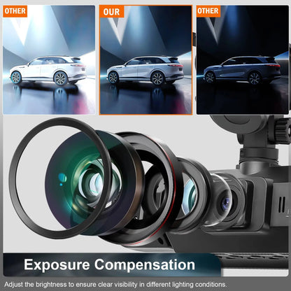 4-Channel Dash Cam with 1920P Front Camera and Night Vision, WiFi App, Parking Monitor Kora Picks