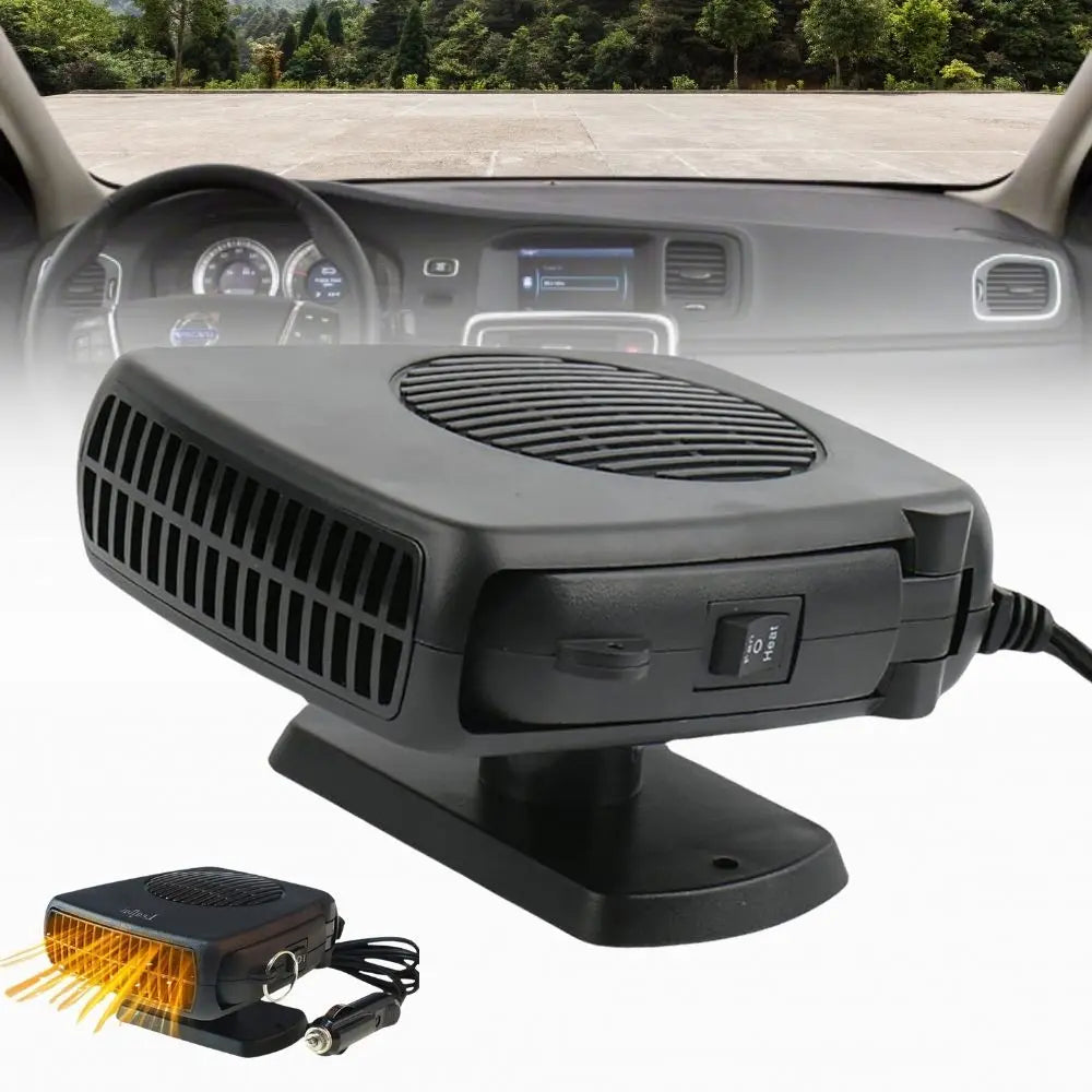 12V Car Heater with Ceramic Element and Fan, 150-300W Compact Dashboard Unit Kora Picks