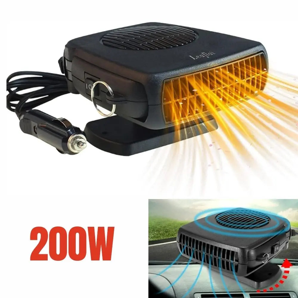 12V Car Heater with Ceramic Element and Fan, 150-300W Compact Dashboard Unit Kora Picks