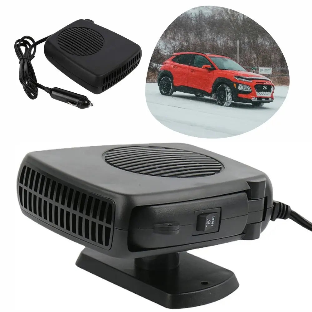 12V Car Heater with Ceramic Element and Fan, 150-300W Compact Dashboard Unit Kora Picks